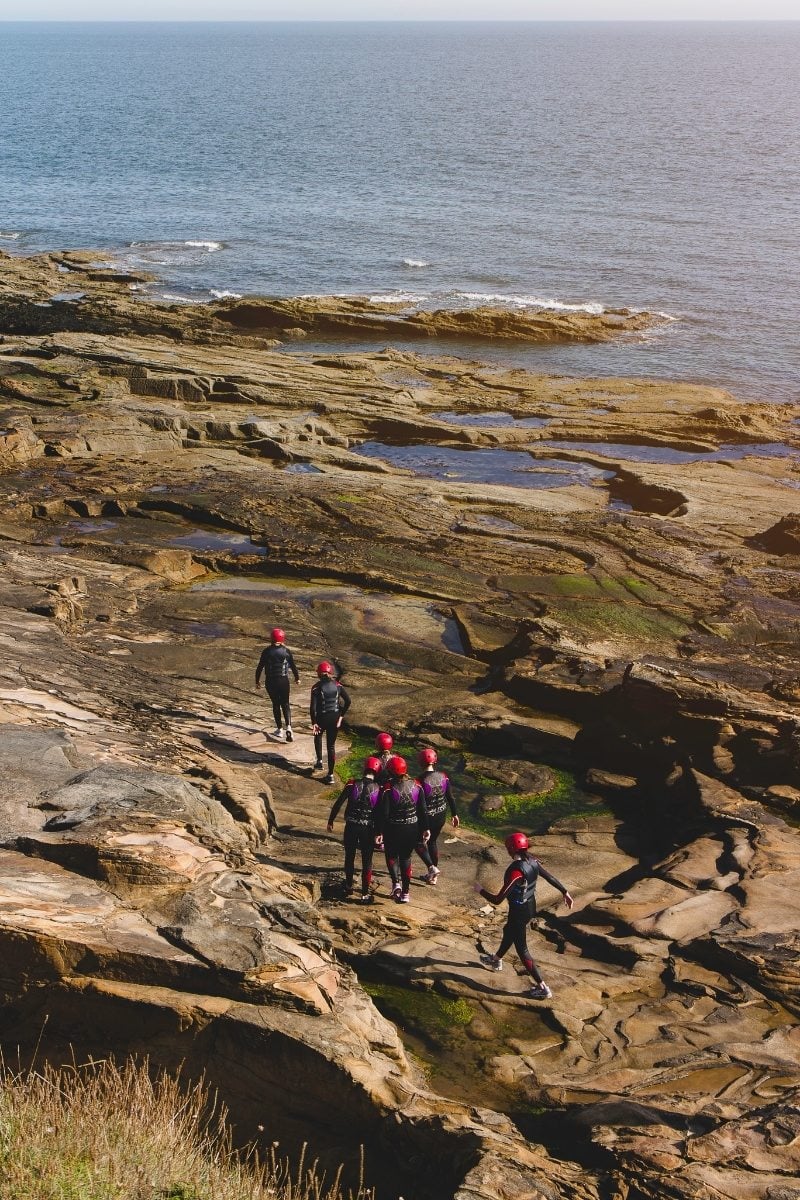 Coasteering is one of the most unusual things to do in Devon
