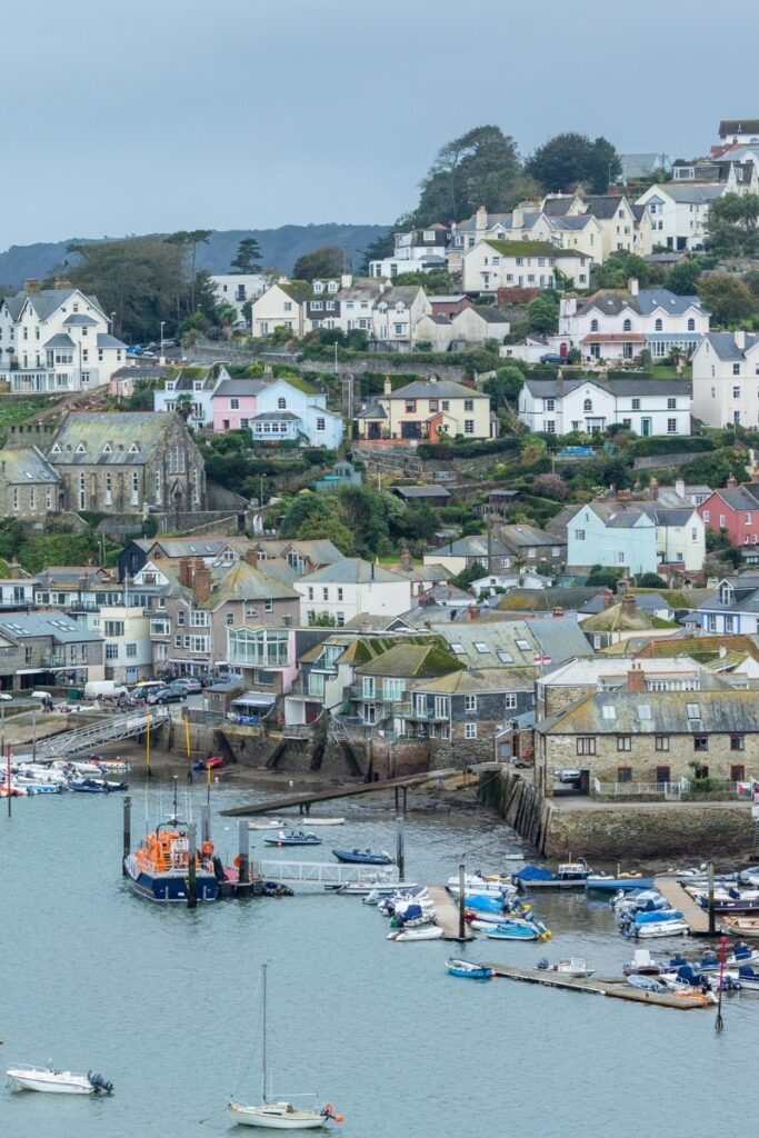 The town of Salcombe in Devon