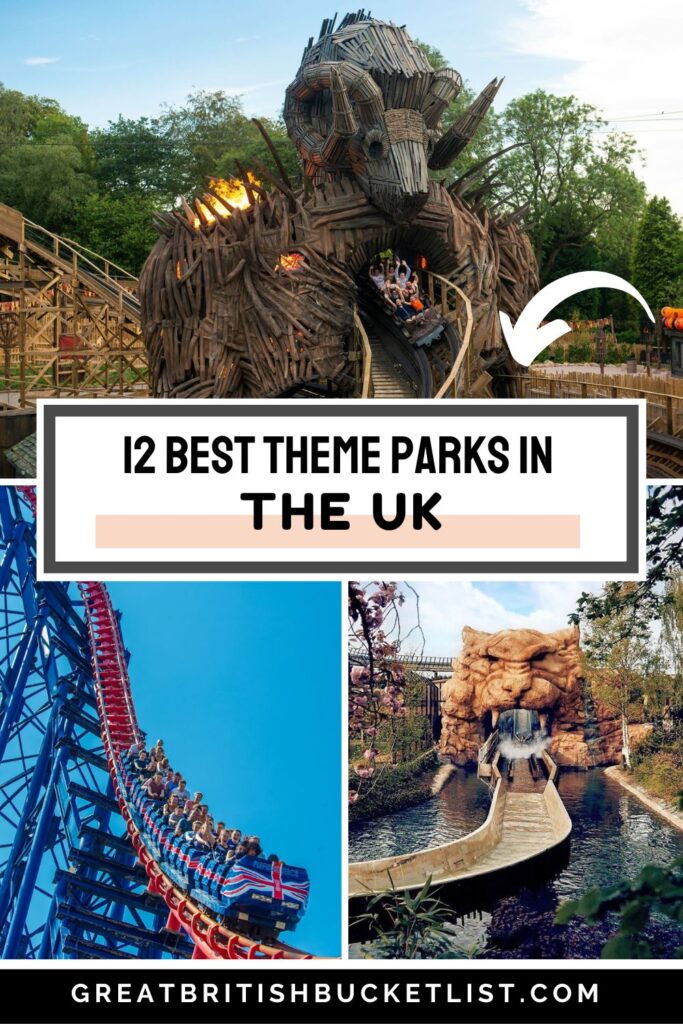 12 BEST Theme Parks in the UK