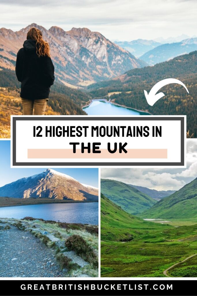 highest mountains in the uk