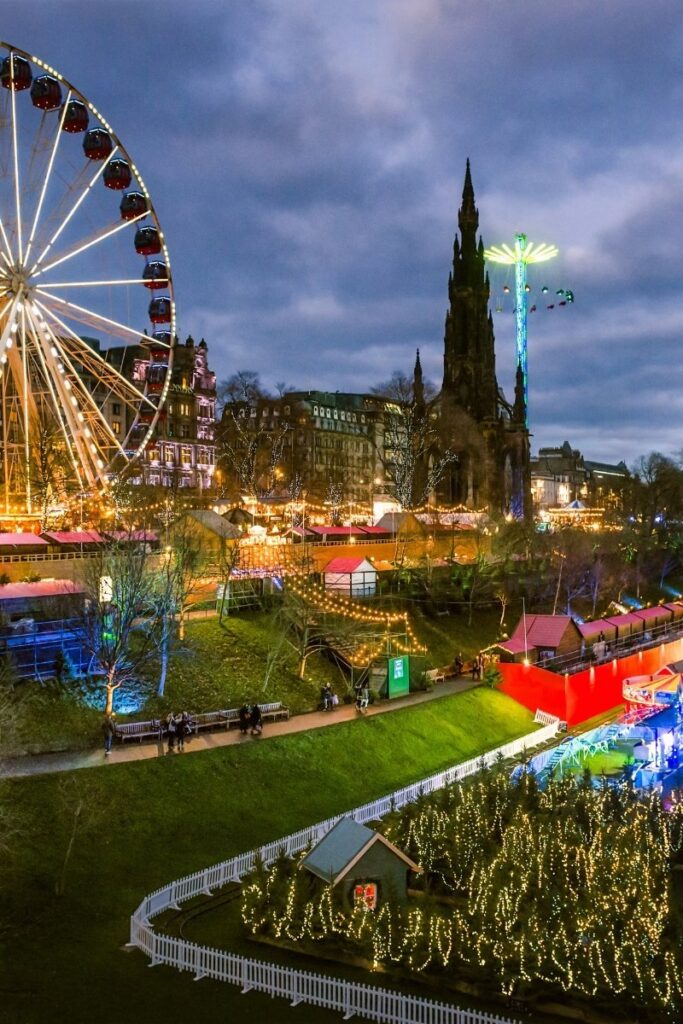 Edinburgh Christmas markets