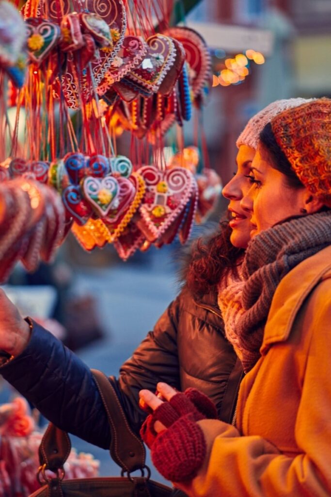 Christmas shopping in England