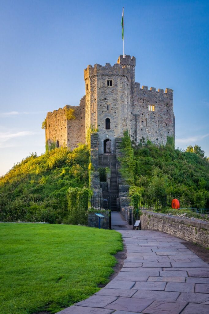 The keep of Cardiff Castle