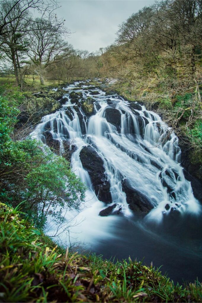 Swallow Falls in North Wales