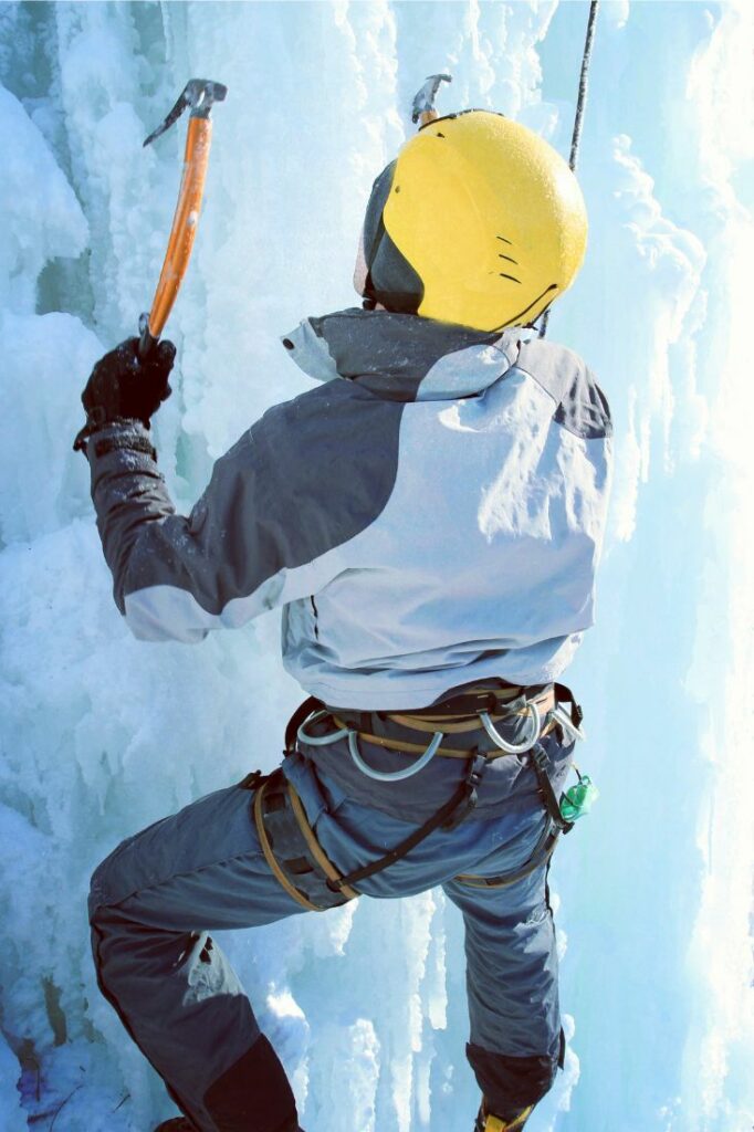 ice climbing