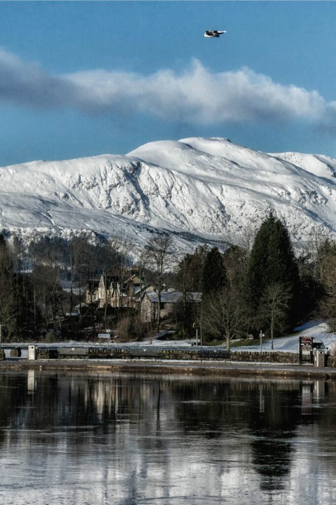 loch ness in winter