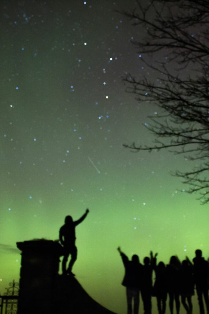 northern lights in scotland