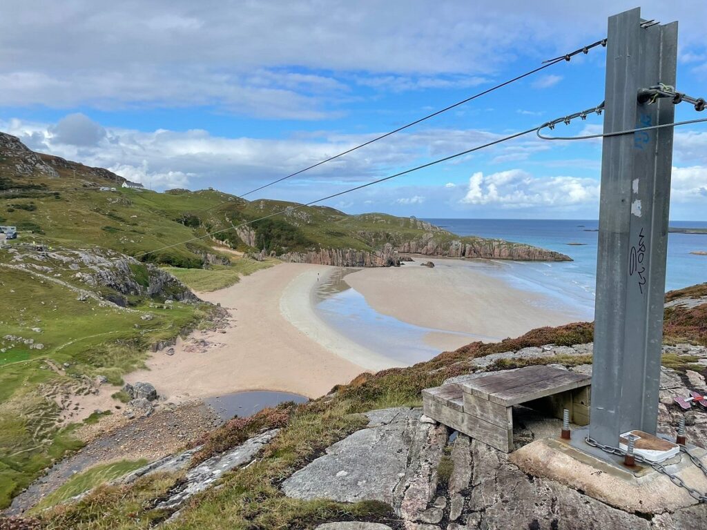 Durness zipline