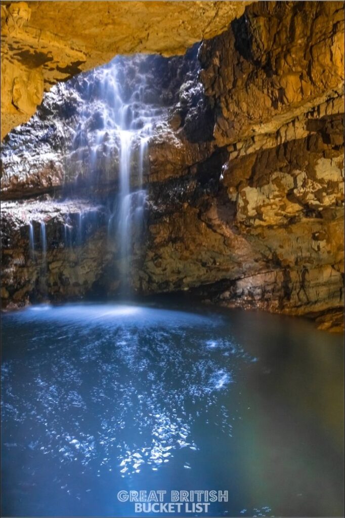 Smoo cave waterfall
