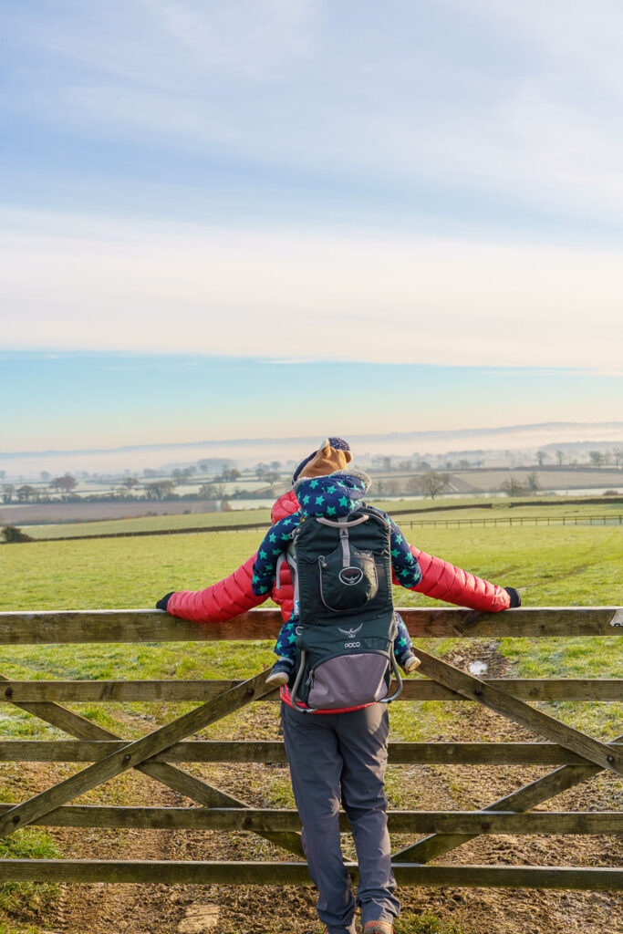 toddler cotswolds walk