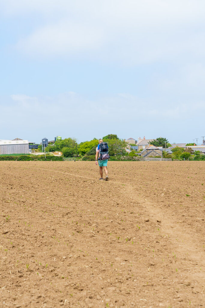 muddy field