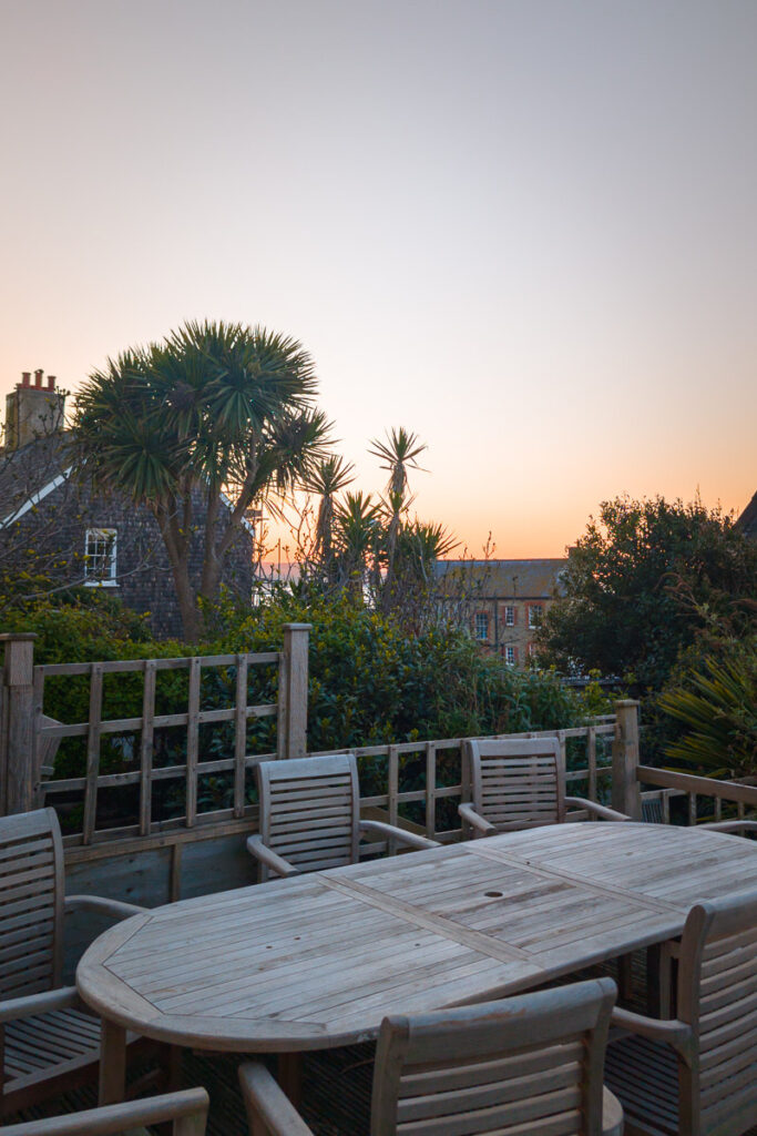 sunrise at cobb cottage