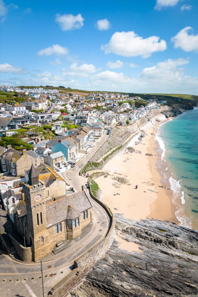 beach at porthleven